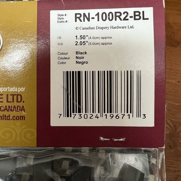 New - 8 steel rings with rings and eyelets - Picture 2 of 2